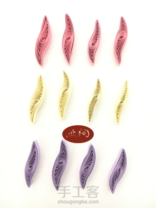 【衍纸挂饰】几个基本卷分分钟装饰大白墙 第2步