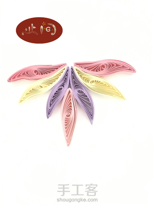 【衍纸挂饰】几个基本卷分分钟装饰大白墙 第5步