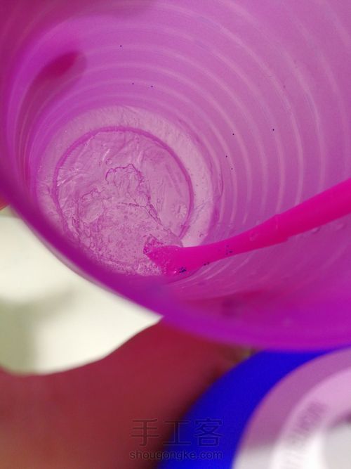 自制水晶泥 第3步