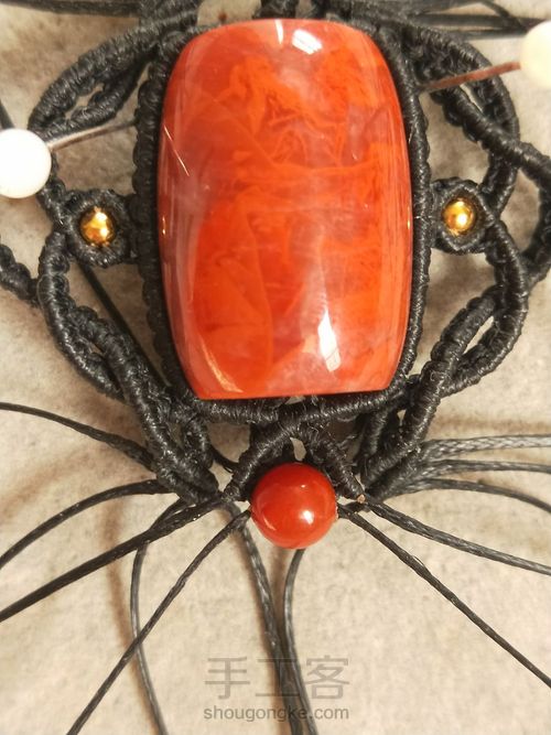 南红桶珠吊坠 第18步