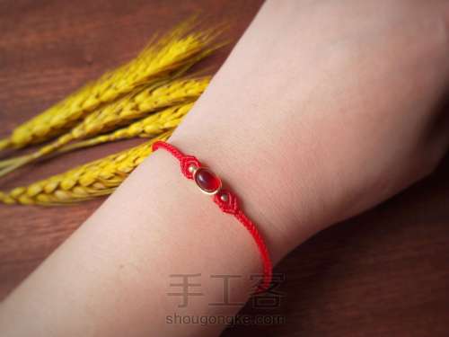 手绳、红绳编织教程 第1步