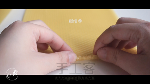 超简单的手工蜡烛,两分钟包教包会~ 第7步