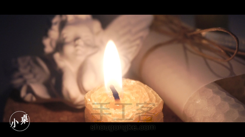 超简单的手工蜡烛,两分钟包教包会~ 第21步