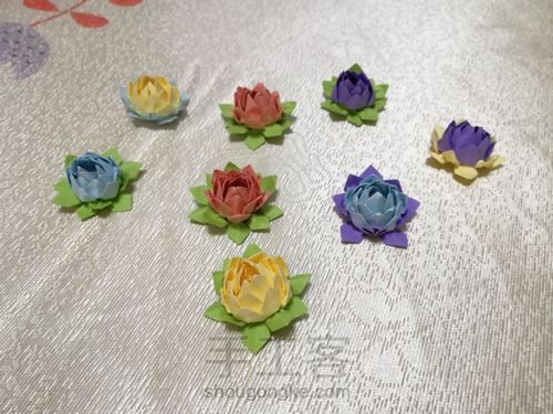 荷花朵朵 第11步