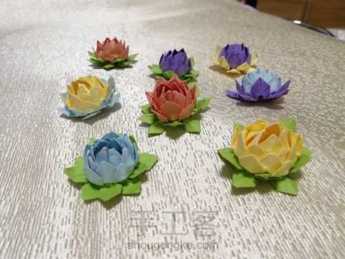 荷花朵朵 第12步