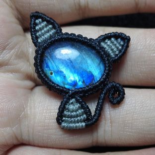 [我心原创]萌萌哒歪头猫咪吊坠