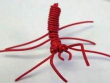 用带皮电线做的带皮电线蚂蚁工艺品