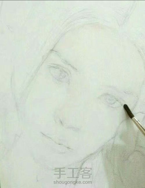 【水彩肖像】 第2步