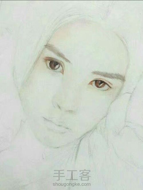 【水彩肖像】 第3步
