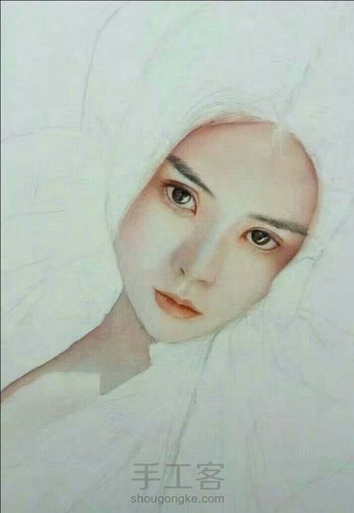【水彩肖像】 第6步