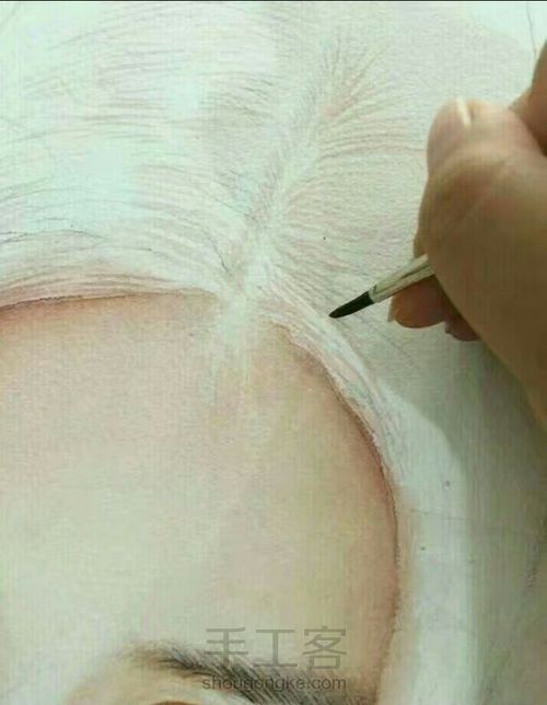 【水彩肖像】 第7步