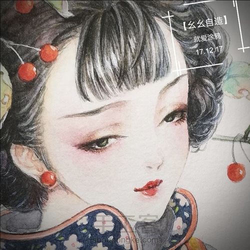 【幺幺自造】古风之:  樱桃谢了梨花开 第2步