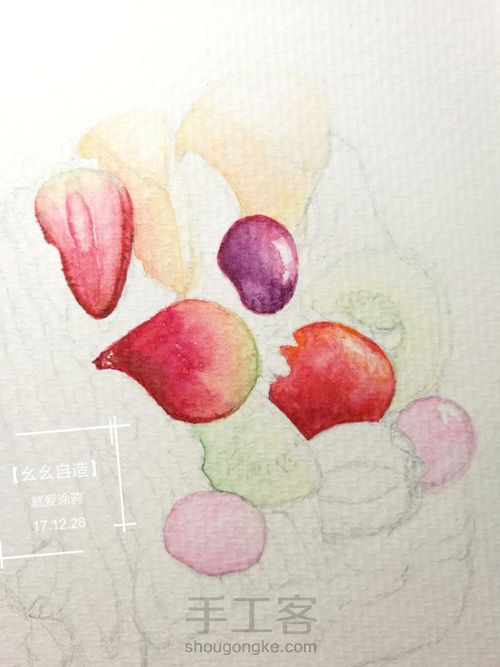 【幺幺自造】甜品系列: 鲜果奶油卷 第11步