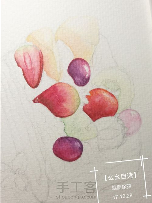 【幺幺自造】甜品系列: 鲜果奶油卷 第12步