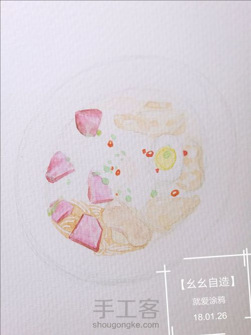 【幺幺自造】美食系列之: 酸萝卜猪脚面线 第14步