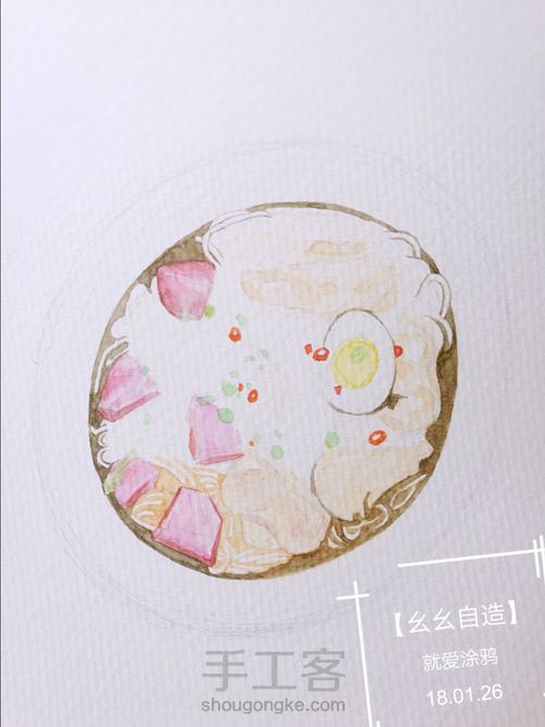 【幺幺自造】美食系列之: 酸萝卜猪脚面线 第16步