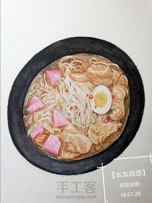 【幺幺自造】美食系列之: 酸萝卜猪脚面线 第21步