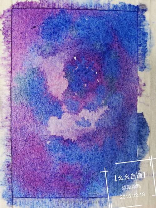 【幺幺自造】不能免俗的来几发星空涂 第11步