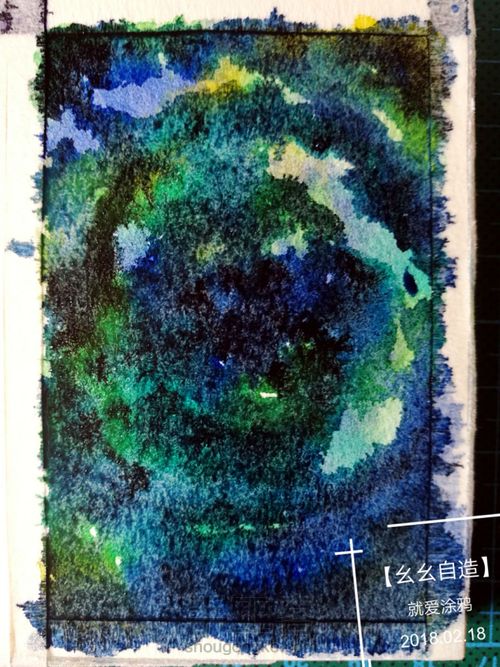 【幺幺自造】不能免俗的来几发星空涂 第22步