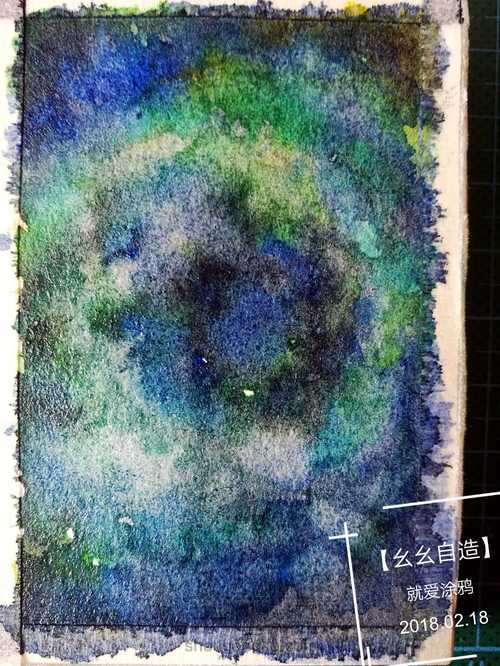 【幺幺自造】不能免俗的来几发星空涂 第24步