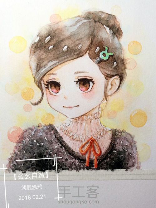 【幺幺自造】12星座拟人头像系列之2: 金牛座 第18步