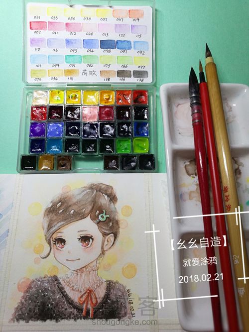 【幺幺自造】12星座拟人头像系列之2: 金牛座 第2步