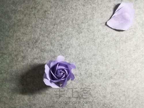 纸藤月季花 第23步