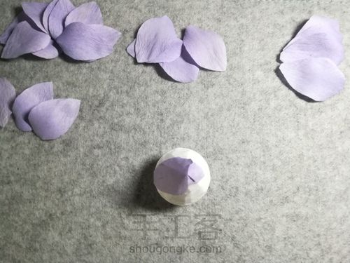 纸藤月季花 第7步