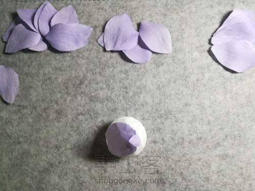 纸藤月季花 第8步