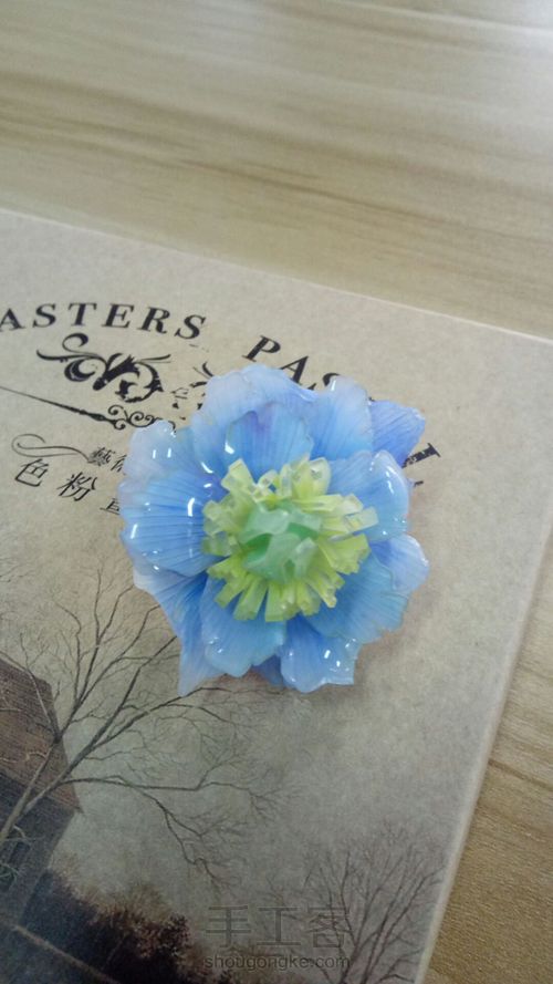 立体热缩《蓝绒蒿》 第13步