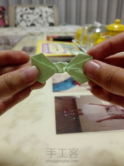 DIY蝴蝶结戒指💍 第12步