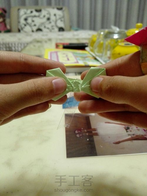 DIY蝴蝶结戒指💍 第16步