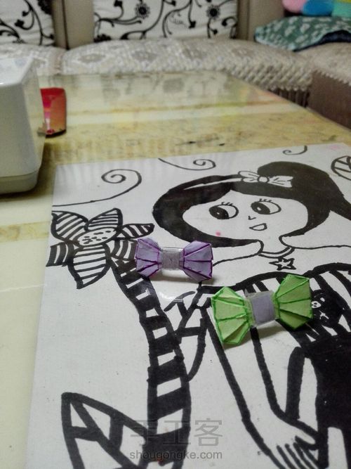 DIY蝴蝶结戒指💍 第18步