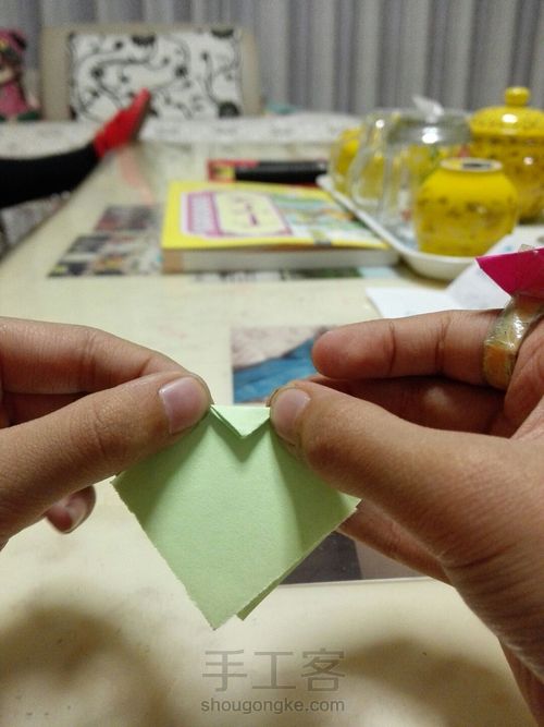 DIY蝴蝶结戒指💍 第5步