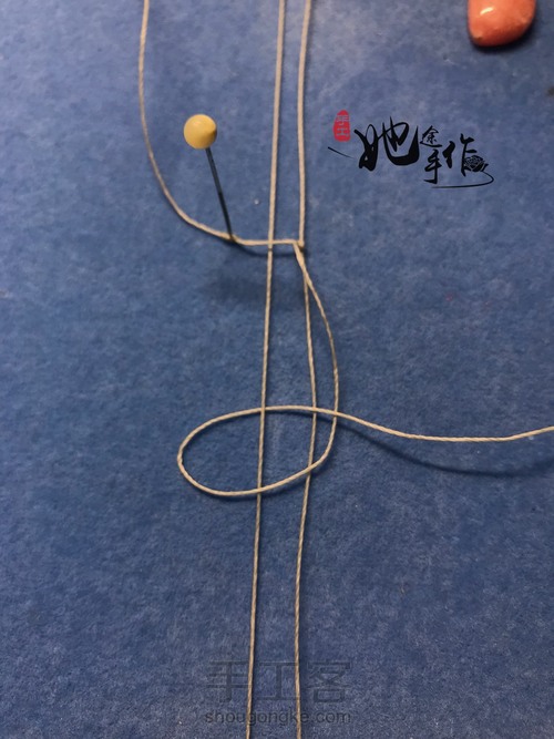 仿外网 简单双层串珠手绳 新手适用 第6步