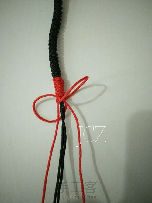 简式金刚双色结 第5步