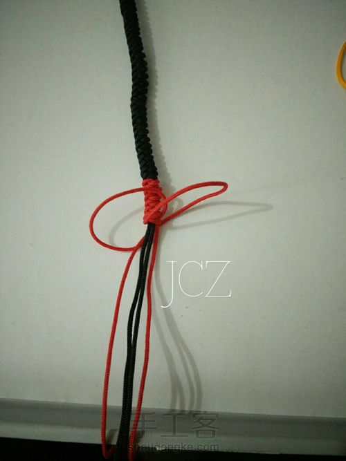 简式金刚双色结 第6步