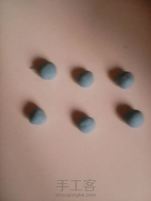 DlY粘土玫瑰花 第2步