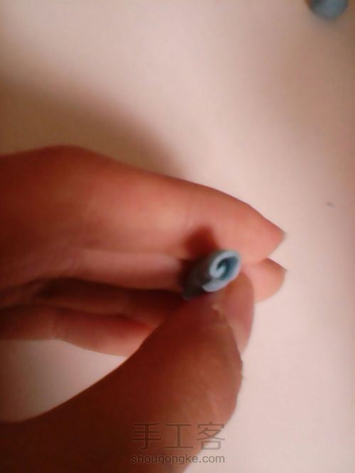 DlY粘土玫瑰花 第4步