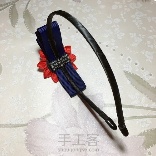 送给俩姐妹花的气质美发箍 第8步