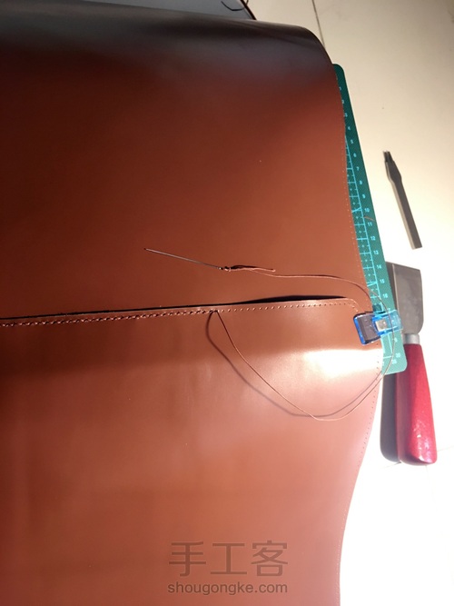 15个小时搞定一个Macbook13寸电脑包 第2步