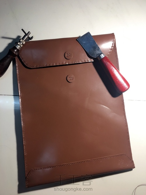 15个小时搞定一个Macbook13寸电脑包 第7步