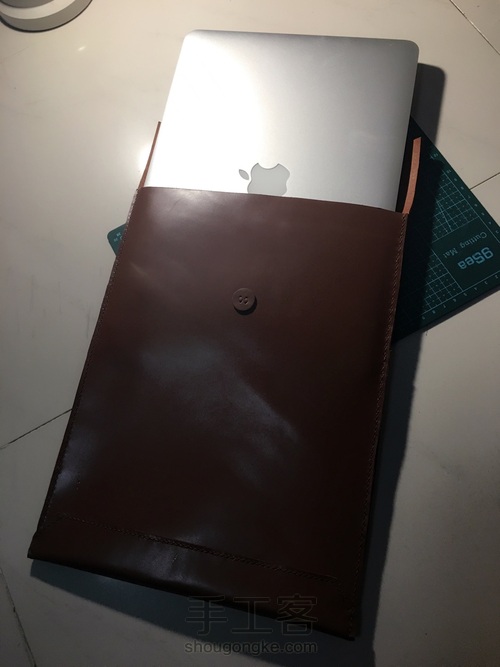 15个小时搞定一个Macbook13寸电脑包 第9步