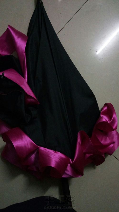 哥特玫瑰cos道具 伞 第1步