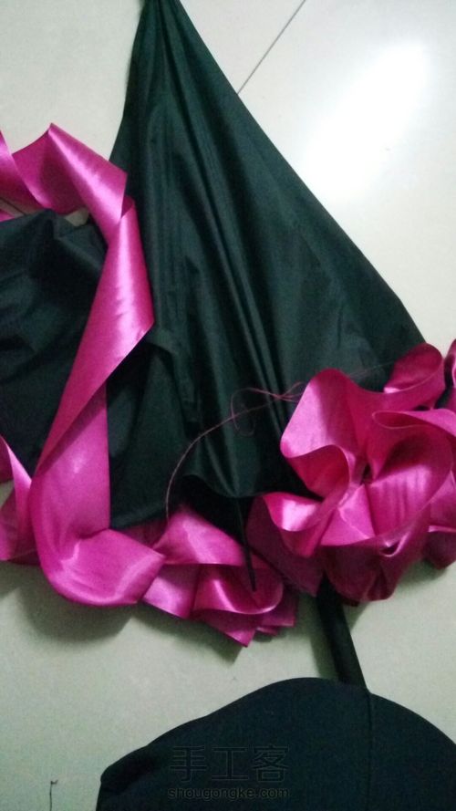 哥特玫瑰cos道具 伞 第3步
