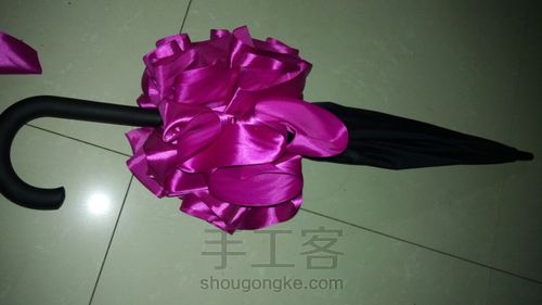 哥特玫瑰cos道具 伞 第5步