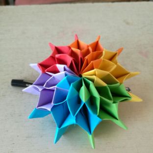 折纸烟花——彩虹