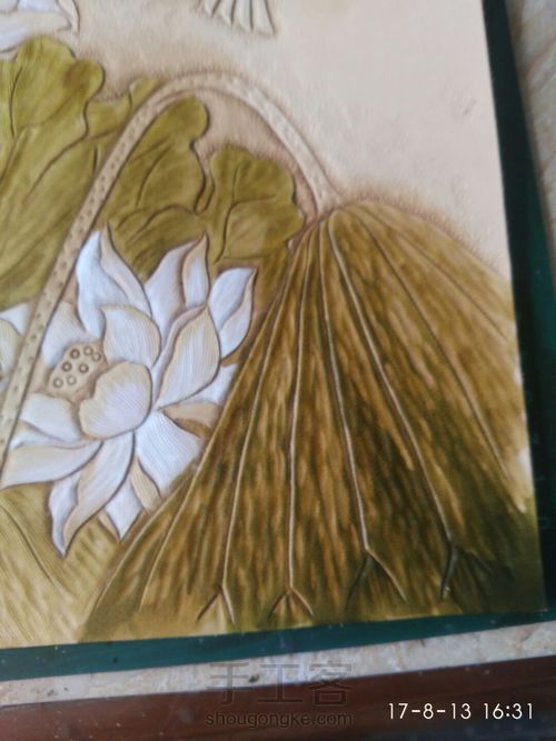 MNANA手作【皮雕荷花】 第8步