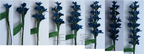 纸艺薰衣草制作教程 第4步