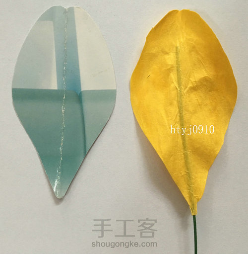 纸艺郁金香制作教程A 第4步